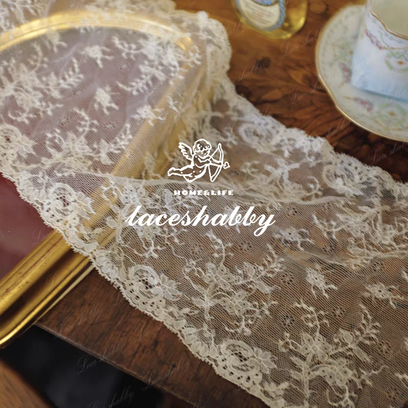 法国进口古法列维斯蕾丝leaves lace手工DIY高定法蕾丝花边-119