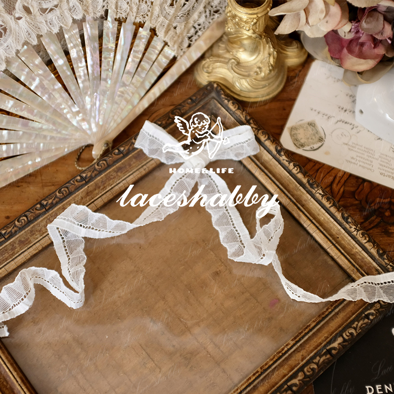法国进口古法列维斯蕾丝leaves lace手工DIY高定法蕾丝花边-277