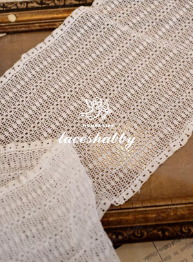 法国国宝级古法列维斯蕾丝leaves lace手工DIY高定蕾丝花边-086