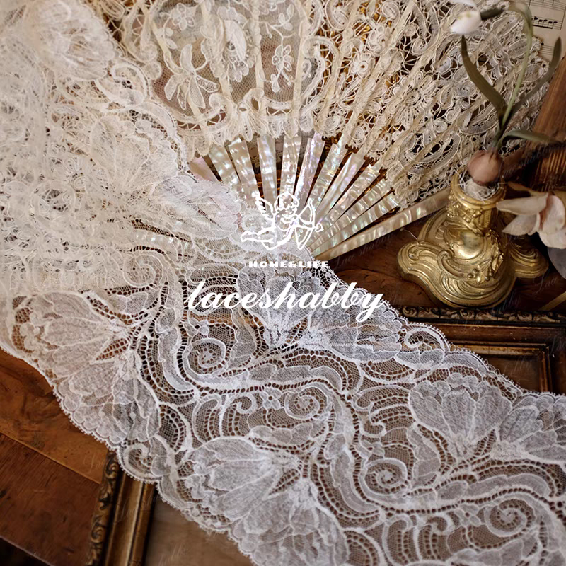 法国进口古法列维斯蕾丝leaves lace手工DIY高定法蕾丝花边-184