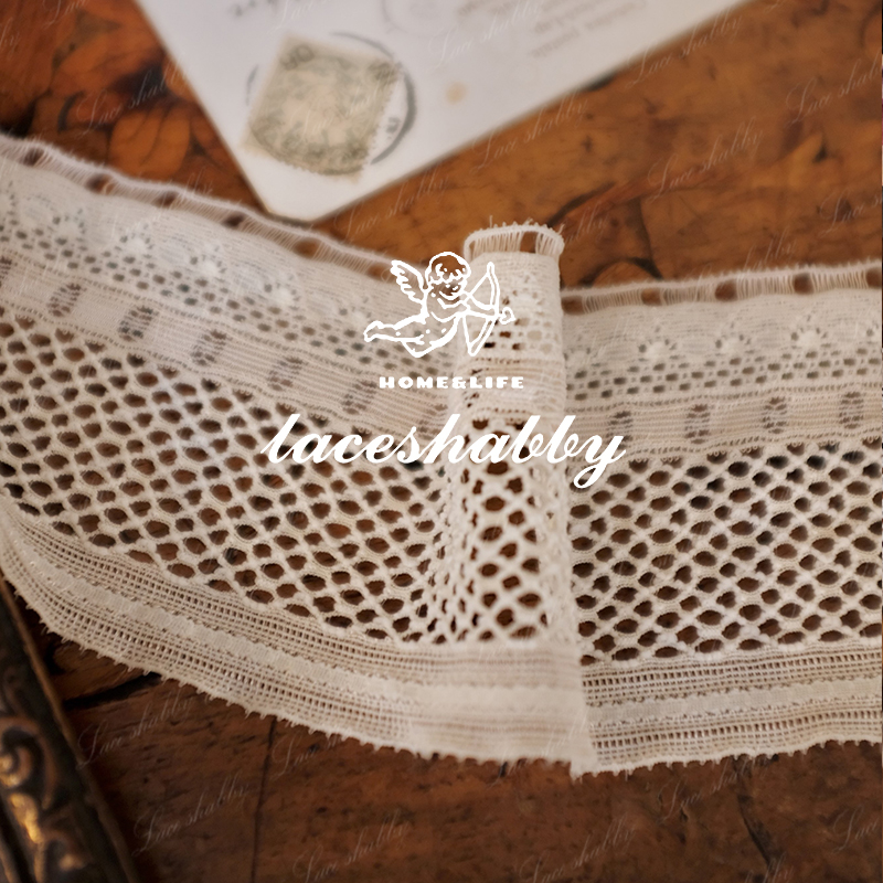 法国进口古法列维斯蕾丝leaves lace手工DIY高定法蕾丝花边-290