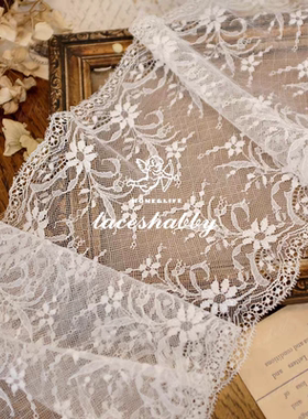 法国国宝级古法列维斯蕾丝leaves lace手工DIY高定蕾丝花边-085