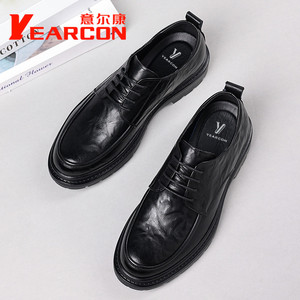意尔康休闲男鞋真皮休闲皮鞋