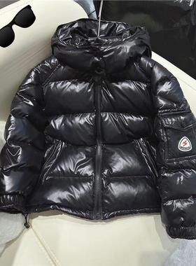 蒙口炜极寒免洗男童外套2024儿童黑色新款中大童男款羽绒服冬装女