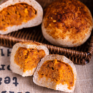 川味辣子熏肠全麦欧包藤椒培根蘸水纯手工手作面包欧包o添加制作