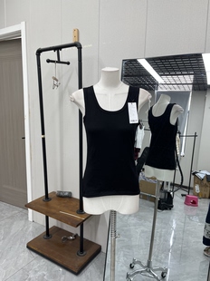 女内新款黑色背心夏季外穿修身无袖打底纯色上衣百搭