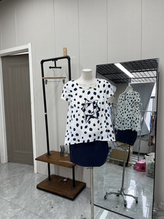 连衣裙下摆包臀裙显瘦百搭可爱减龄款 波点夏季 款