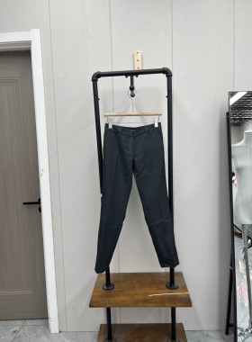 高品质黑灰千鸟格西装裤小直筒休闲百搭春夏时尚通勤