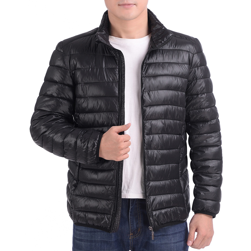 冬季青年男棉衣轻薄款棉袄中年男装棉服爸爸装中老年外套厚羽绒棉
