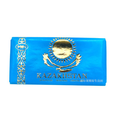 哈萨克斯坦原装进口蓝板国旗巧克力礼盒儿童零食新疆霍尔果斯发货