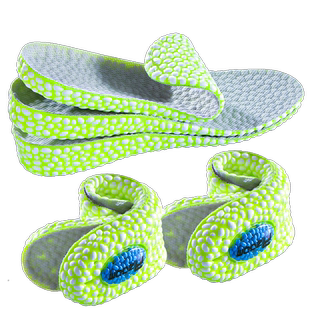 气垫内增高鞋垫男女不累脚隐形boost正高爆米花运动鞋垫减震高弹