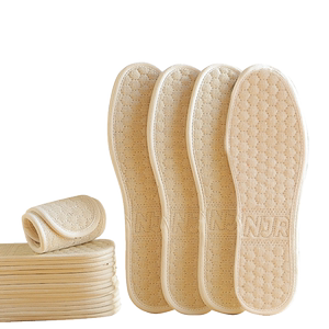 艾草纯棉鞋垫男女款透气吸汗防臭手工亚麻软底舒适全棉布加厚夏季
