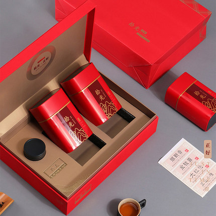 晴武夷正山小种红茶茶叶浓香型奶茶专用武夷口粮茶拾光一级礼盒