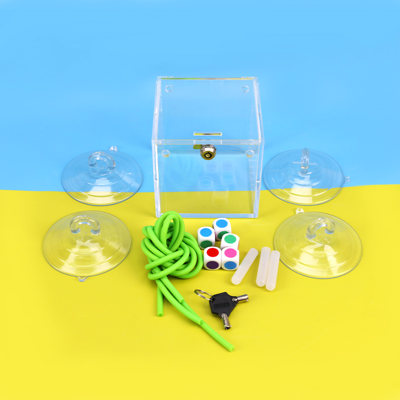 娃娃机改装新玩法摇筛盅骰子色子电玩游艺机夹公仔礼品机透明球