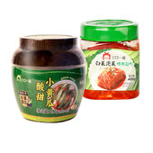 三口一品白菜泡菜脆萝卜块酸甜小黄瓜装 韩国式 切件酸辣