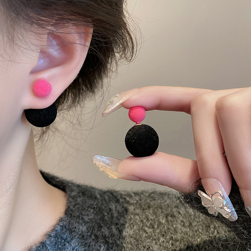 法式珍珠耳环女2023新款