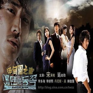 盒装定制/设计  伊甸园之东 宋承宪，李多海  DVD 盘面图案