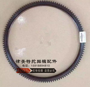 挖掘机配件卡特CAT306/307BCD/308三菱4M40发动机飞轮齿圈启动