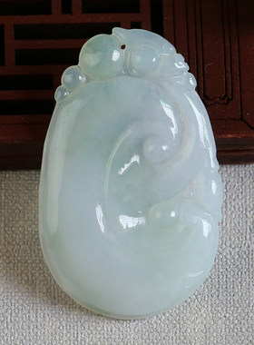 如意天然a货挂件男女款四会玉器