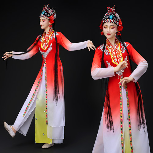 古典舞演出服女舞台越剧京剧风俏花旦戏曲青衣武生湘云飞舞蹈服装