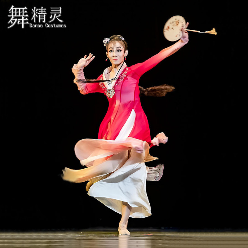 新款桃李杯古典舞扇舞飘逸演出服湘云飞舞蹈服同款艺考服中国风