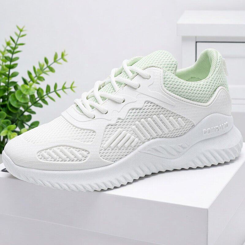 运动鞋女款春夏透气初中生高中生轻便跑鞋休闲减震跑步鞋女士学生