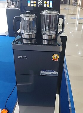 上菱全自动智能茶吧机底部上水烧水壶和养生壶柜式下置水桶饮水机