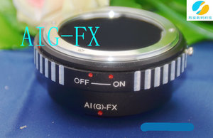 AIG-FX Nik G-FX(X-PRO1)转接环 可调光圈 AI G头转接X-PRO1微单