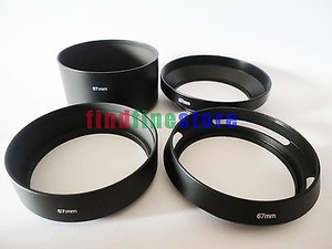 67mm 近摄标准罩+ 长焦罩+广角罩 +镂空遮光罩 适合67mm Y镜头