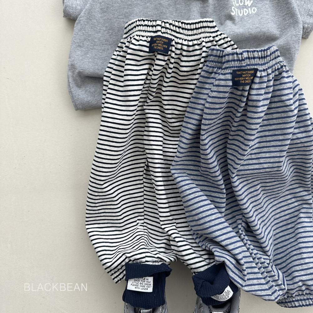 韩国进口婴幼童装夏季超薄柔软条纹空调休闲裤户外防晒防蚊长裤