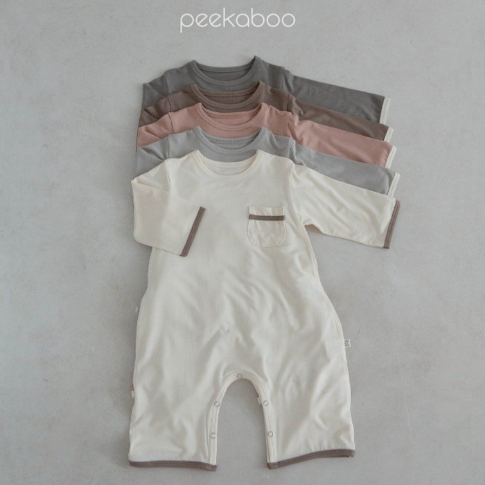 简单舒服爬服PEEKABOO家居连体衣