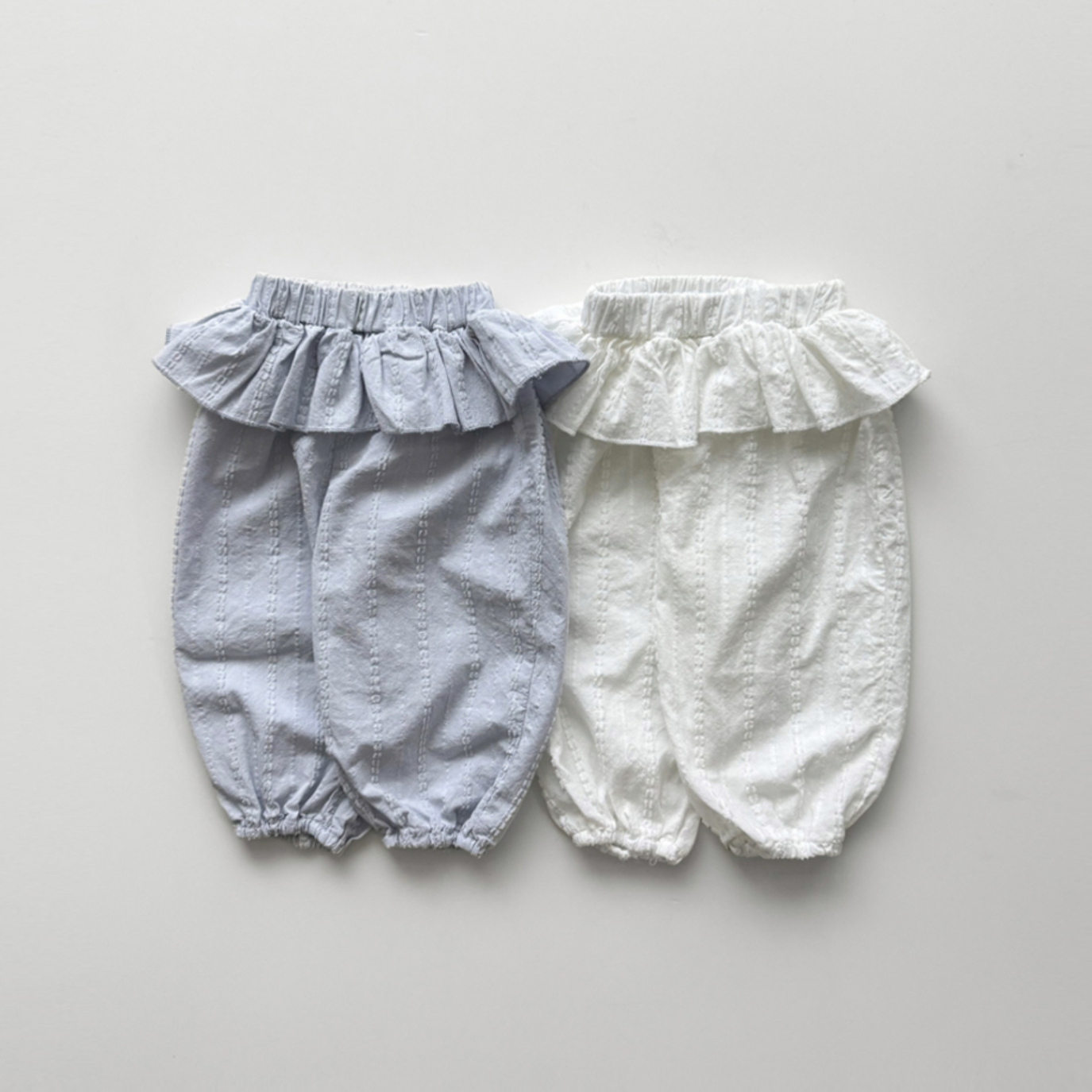 现货韩国进口婴幼童装女童夏季可爱公主屁帘裙裤超薄防蚊空调长裤