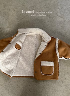 韩国进口洋气加厚保暖棉服外套
