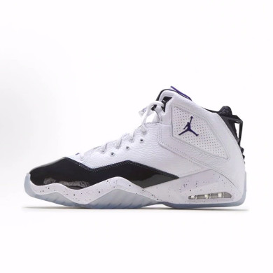 Jordan B'Loyal 轻质 编织耐磨透气平衡 中帮 复古篮球鞋 男款 白