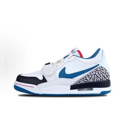 Jordan Legacy 312 GS 低帮 儿童篮球鞋 白蓝FV8117-141