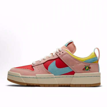 Nike Dunk Disrupt "Firecracker" "CNY" 低帮 板鞋 女款 粉红蓝