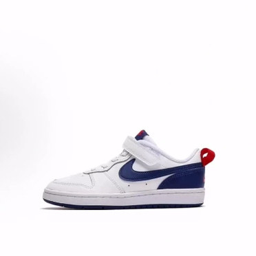 Nike Low 2 舒适百搭 低帮 板鞋 白蓝红 中小童