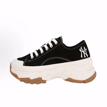 MLB Chunky  耐磨 低帮 帆布鞋 男女同款 黑