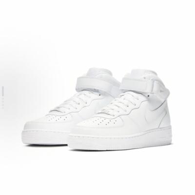 Nike Air Force 1 07 合成革 中帮 板鞋 女款 纯白DD9625-100