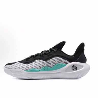 Under Armour Curry 11 库里11 时尚 低帮 篮球鞋 男款 白黑蓝