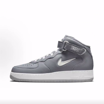 Nike Air Force 1 QS Jewel 中帮 板鞋 男女同款 灰色,运动鞋new,板鞋,淘宝优惠券,粉丝福利购,淘宝优惠卷