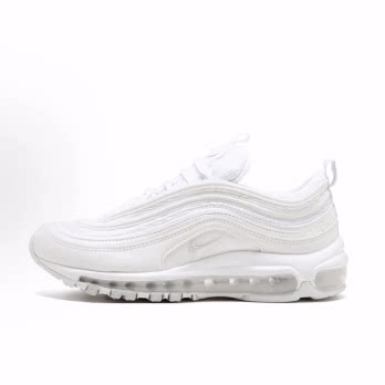 Nike Air Max 97 复古减震 低帮 Air Max 休闲跑步鞋 女款 白色