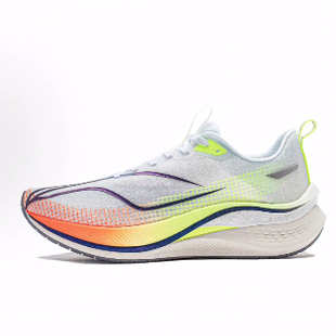 LiNing李宁 赤兔7 pro 轻量透气 竞速减震 低帮训练短跑 男款 白