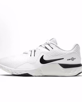 Nike Renew Retaliation TR  舒适 减震耐磨低帮跑步鞋 男款 白色