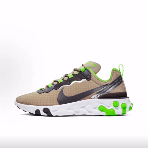 Nike React Element 55  低帮 休闲跑步鞋 男款