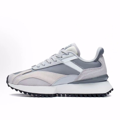 LiNing李宁 载物 织物 减震防滑耐磨 低帮 运动休闲鞋 女款 灰白