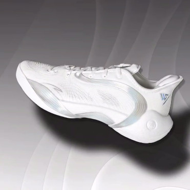 Anta安踏 三分雨2代 王思雨PE 减震 低帮 篮球鞋 男款 纸莎白