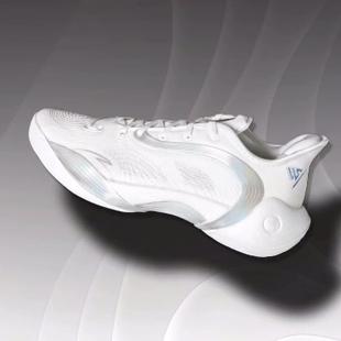 Anta安踏 三分雨2代 王思雨PE 减震 低帮 篮球鞋 男款 纸莎白