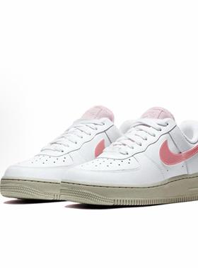 Nike Air Force 1 休闲 轻便低帮 板鞋 女款 珊瑚粉CV3030-100