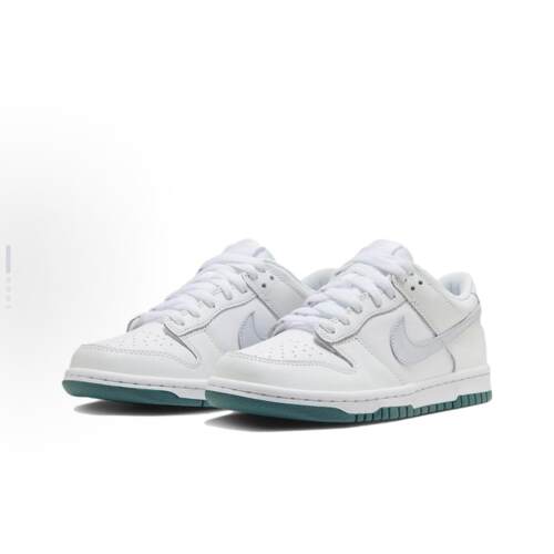 Nike Dunk  舒适休闲低帮 儿童板鞋 白色 青少年